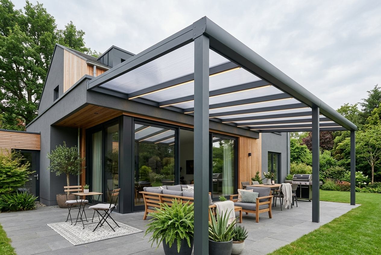 Terrassen­­überdachung - Terrassenüberdachung | Anfertigung in Borchen